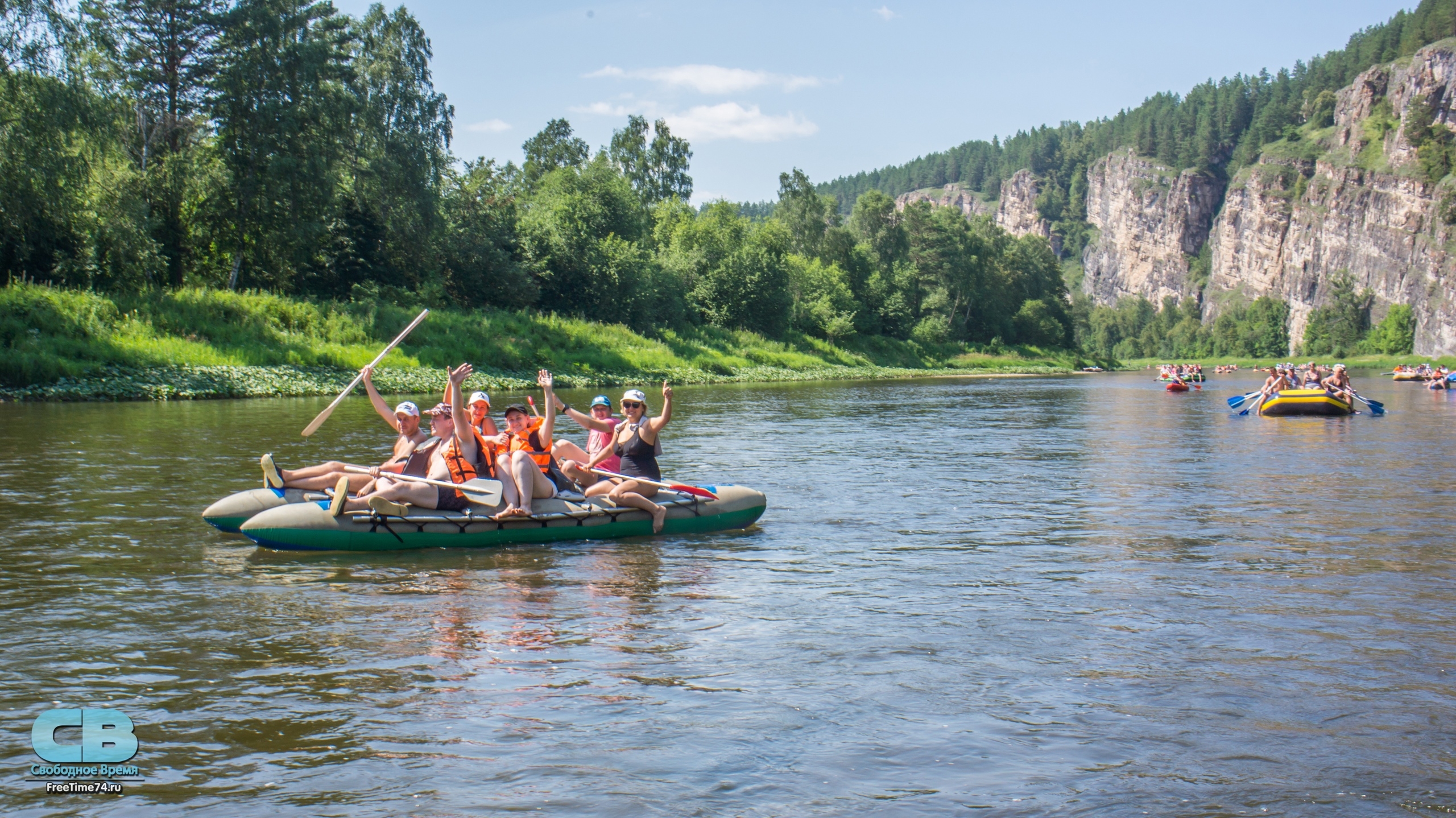 Сплав по реке ай